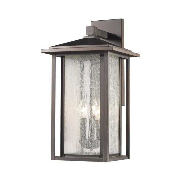 Z-Lite Aspen 3 Light Outdoor, Oil Rubbed Bronze And Clear Seedy 554XL-ORB - main